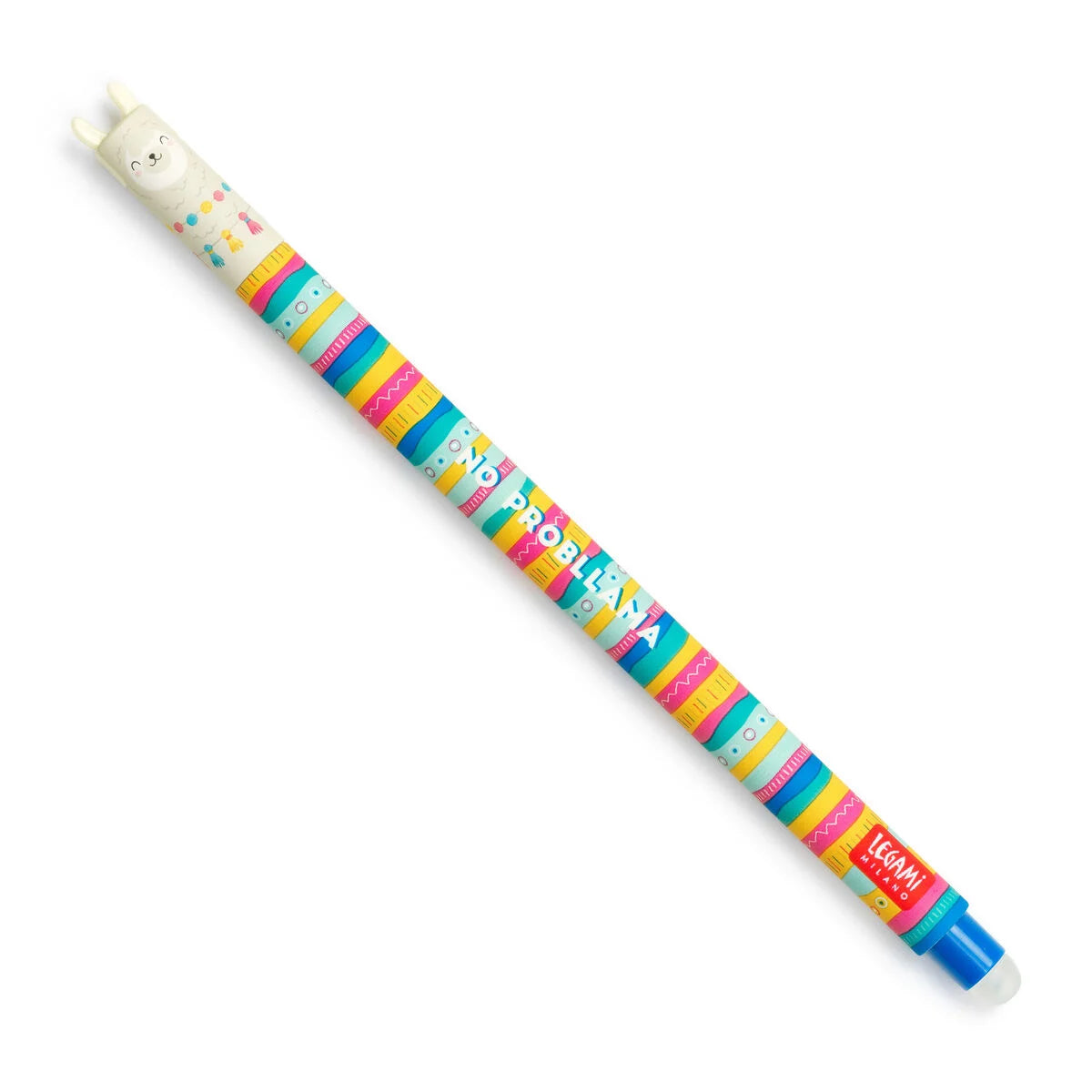 Legami Uitwisbare Erasable Gelpen Llama 0,7 mm | Blauwe Inkt