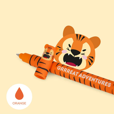 Legami Uitwisbare Erasable Gelpen Tiger 0,7 mm | Oranje Inkt