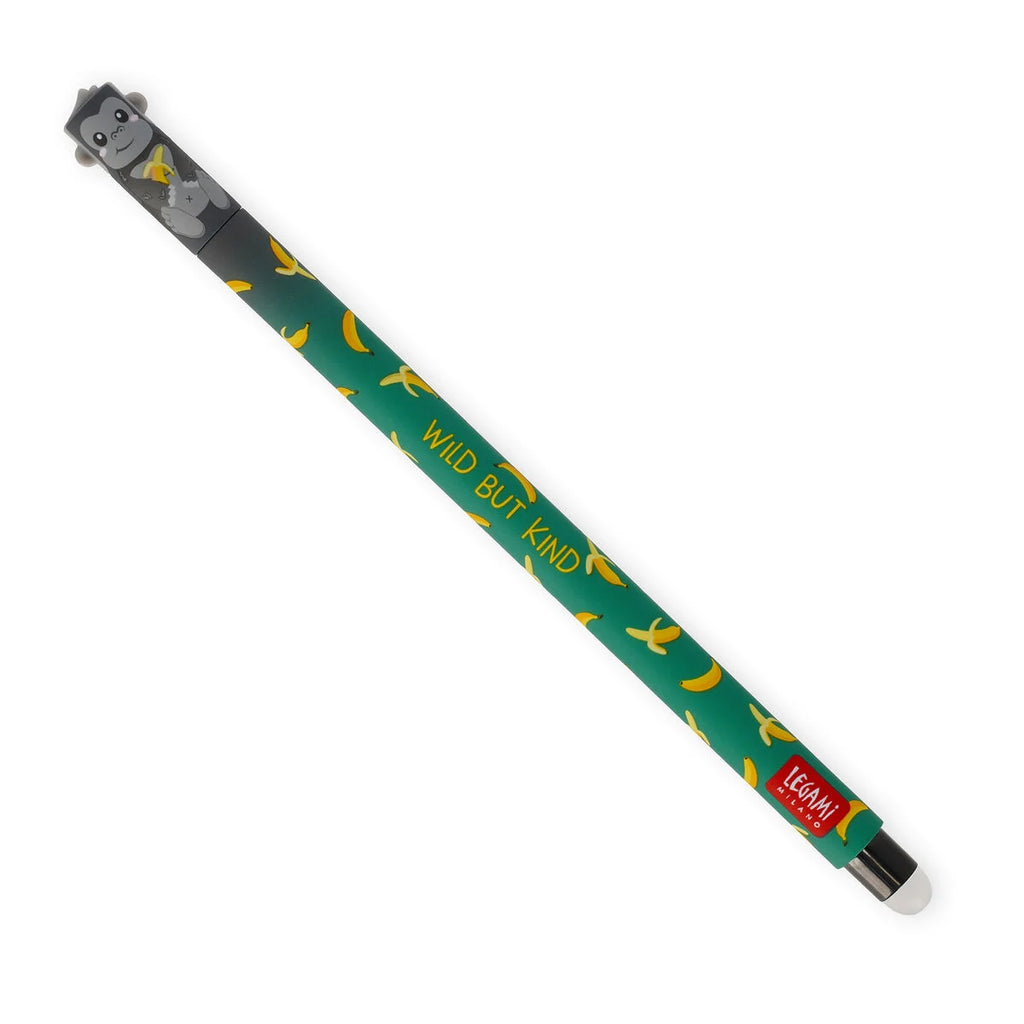 Legami Uitwisbare Erasable Gelpen Gorilla 0,7 mm | Zwarte Inkt