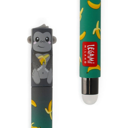 Legami Uitwisbare Erasable Gelpen Gorilla 0,7 mm | Zwarte Inkt