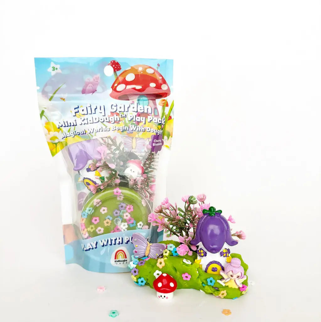 Earth Grown KidDoughs Klei Speelset | Mini Feeëntuin