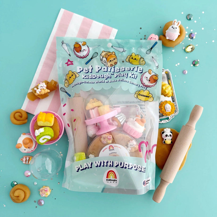 Earth Grown KidDoughs Klei Speelset | Huisdier Patisserie