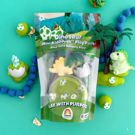 Earth Grown KidDoughs Klei Speelset | Mini Dinosaurus