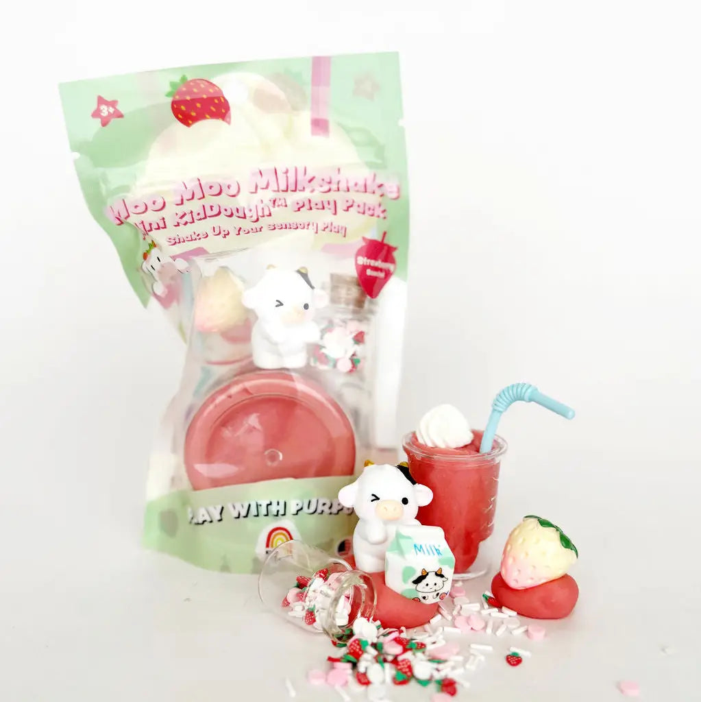 Earth Grown KidDoughs Klei Speelset | Mini Moo Moo Milkshake