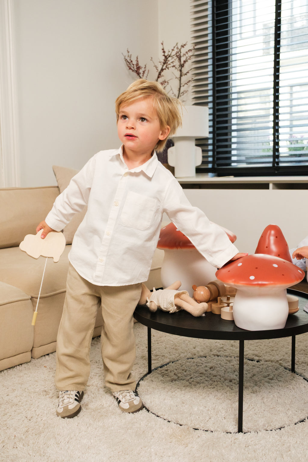 Egmont Toys Nachtlamp Mushroom Medium Rood Brick 20cm