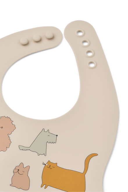 Liewood Ember Printed Slab 2-Pack | Cats And Dogs / Sandy