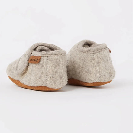 En Fant Baby Slofjes Wol | Sand Melange