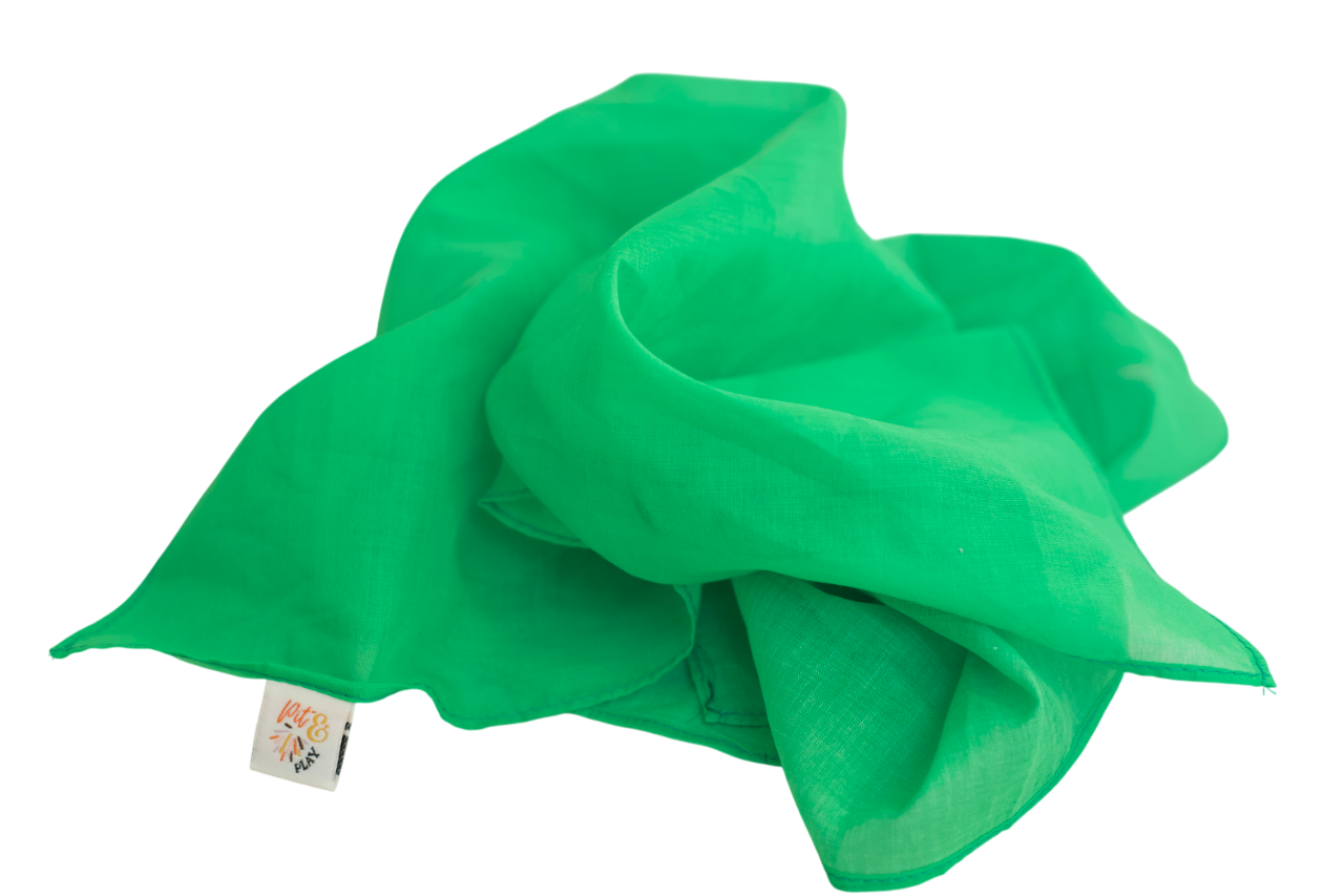 Pit & Play Regenboog Speeldoek 48x48cm | Felgroen