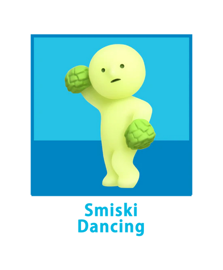 Smiski Gelukspopje Glow In The Dark | Cheer Series