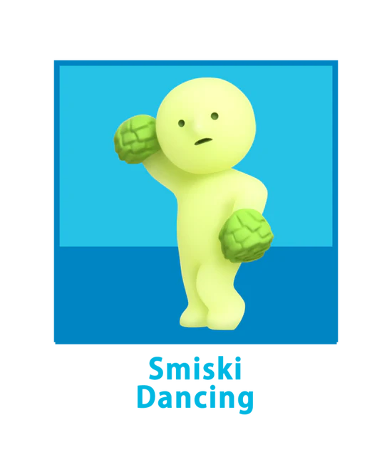 Smiski Gelukspopje Glow In The Dark | Cheer Series