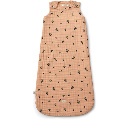 Liewood Flora Printed Slaapzak 0M+ | Mini Berry / Pale Tuscany
