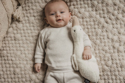 Flow Amsterdam Knuffel Met Hartslag | Liva Off White