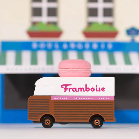 Candylab Toys Speelgoedauto | Framboise Macaron Van