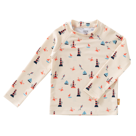 * Fresk UV Zwem T-Shirt Met Lange Mouwen | Lighthouse