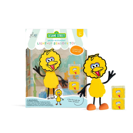 * Glo Pals Light Up Sensory Toy Badspeeltje Sesamstraat | Big Bird