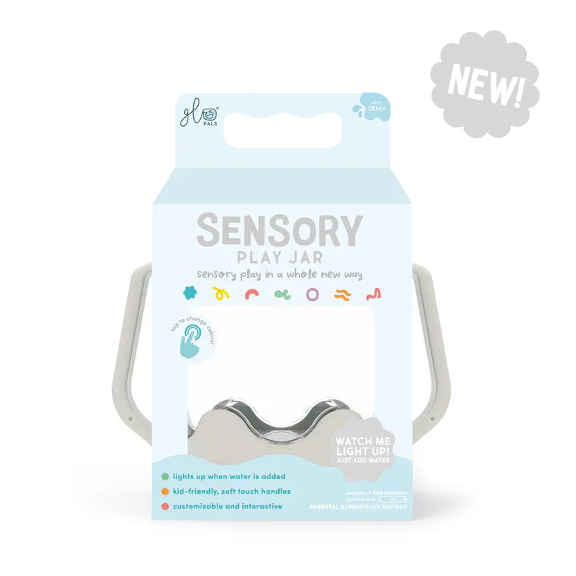 Glo Pals Sensorische Play Jar | Cozy Cloud