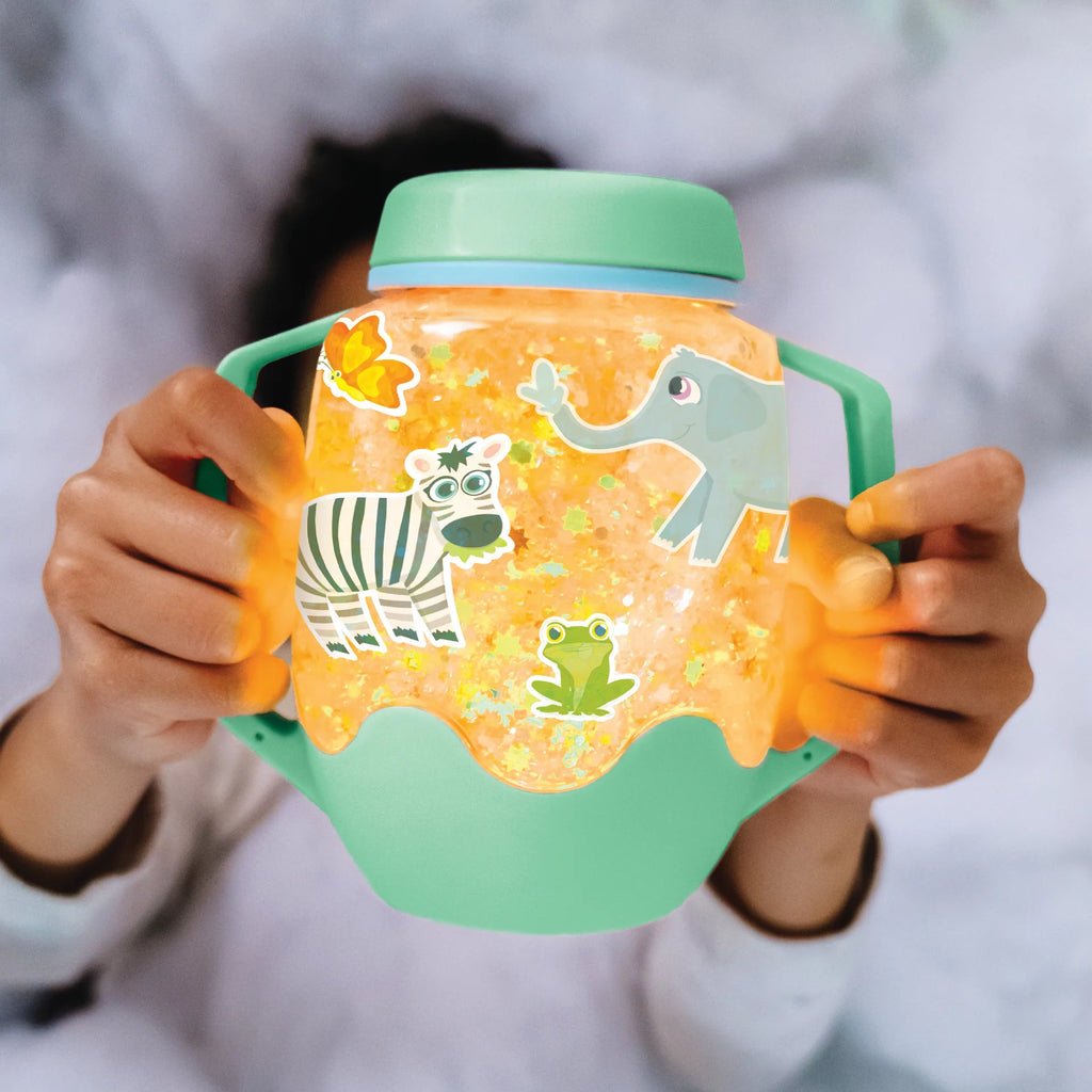 Glo Pals Sensorische Play Jar + Fun-Fillers | Zoo