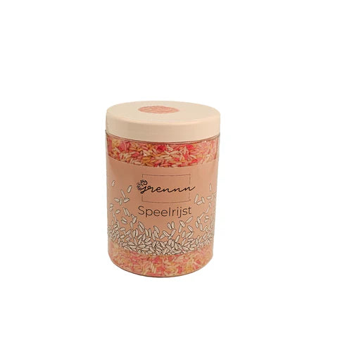 Grennn Speelrijst 750 gram | Pink Flower