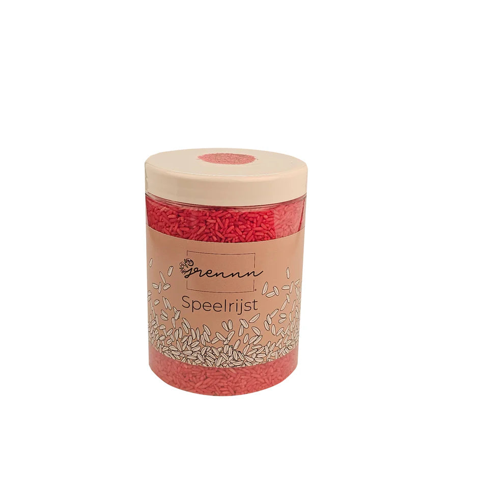 Grennn Speelrijst 750 gram | Bordeaux Rood