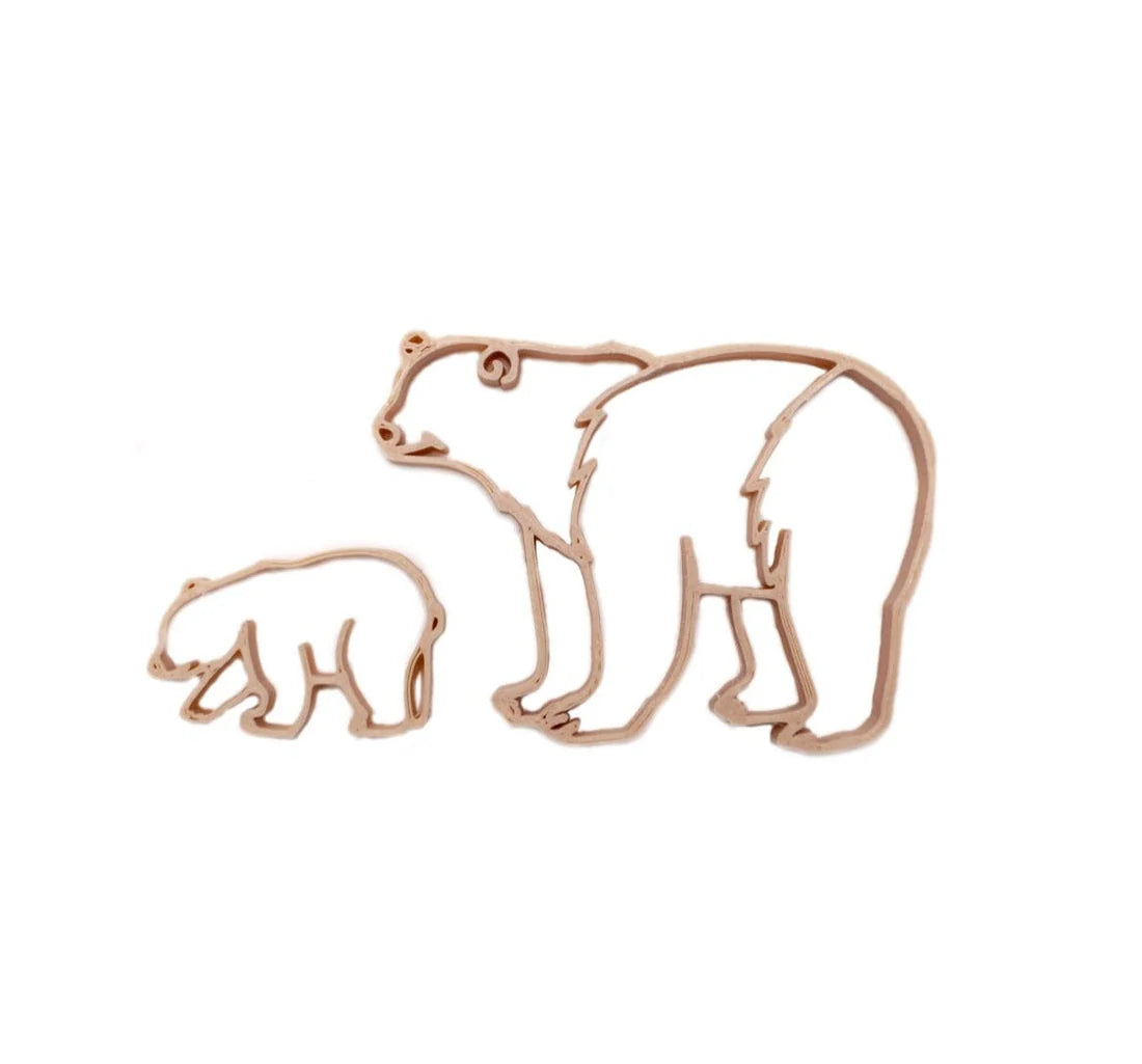 Grennn Vormpje Speelbaktoebehoren | Uitstekers Ijsbeer En Jong