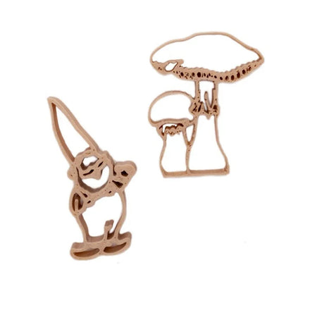 Grennn Vormpje Speelbaktoebehoren | Uitstekers Paddenstoel En Kabouter