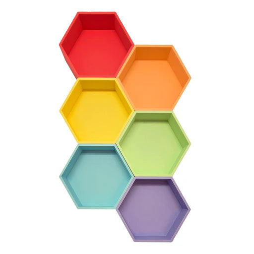 Grennn Speelbakje Mandigo Zeshoekig | Pastel