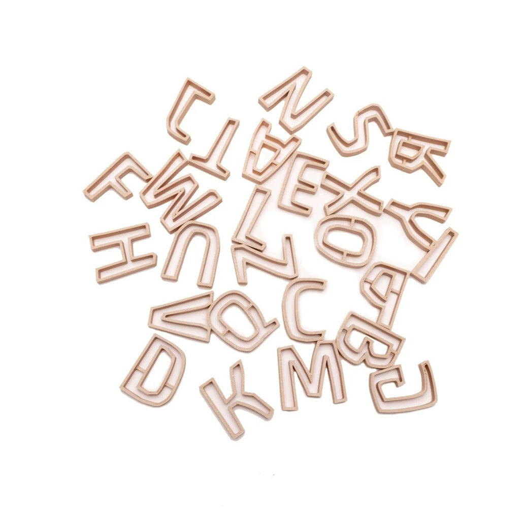 Grennn Vormpje Speelbaktoebehoren | Uitstekers Waldorf Letters