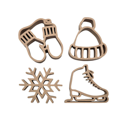 Grennn Vormpje Speelbaktoebehoren | Uitsteker Winter