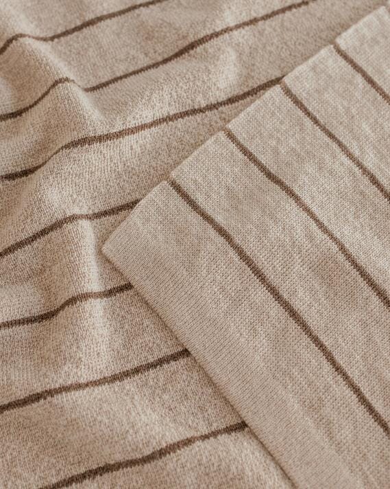 Hvid Deken Harry | Sand/Mocha