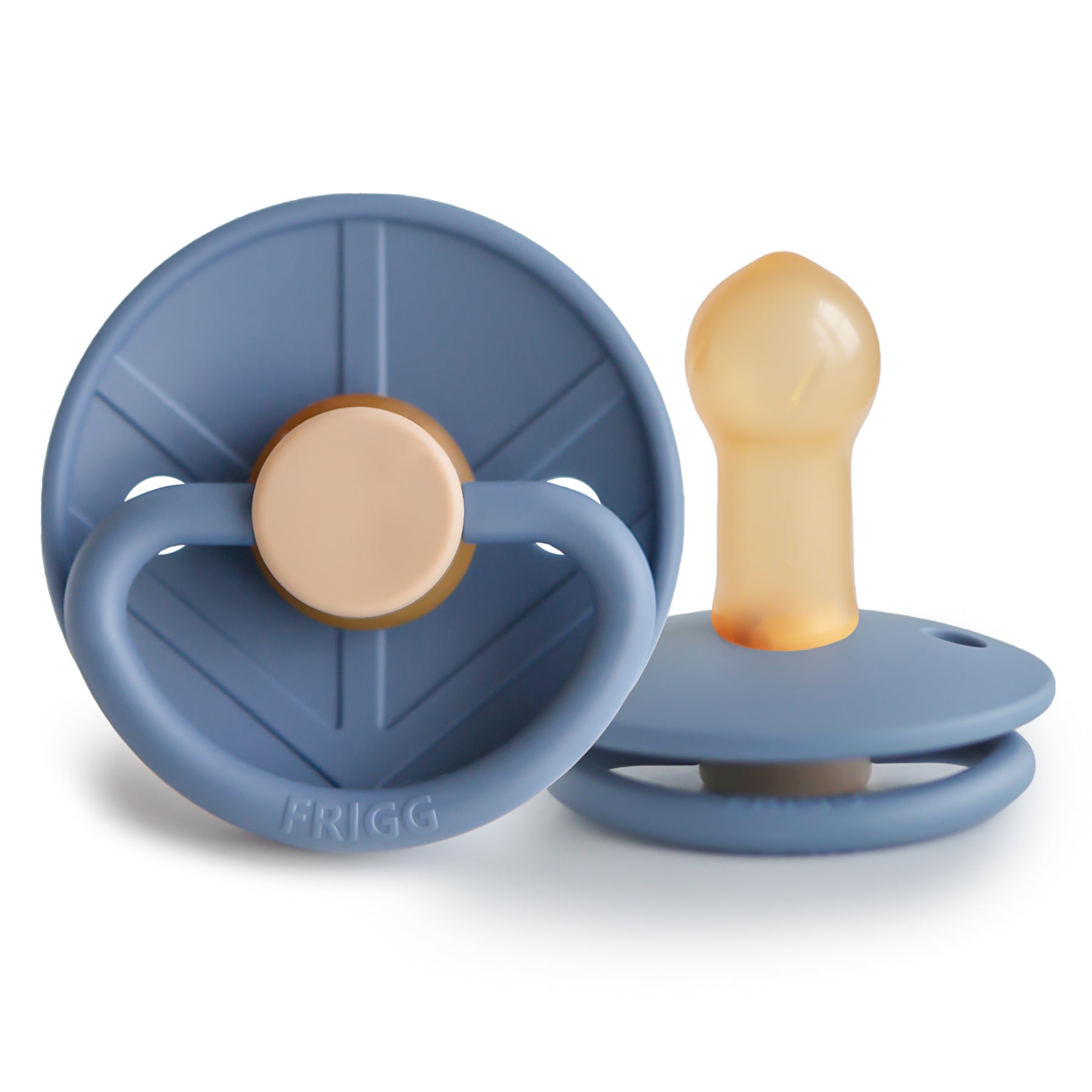 FRIGG Little Viking Fopspeen - 2 stuks - Ocean View/Cream FRIGG Little Viking Fopspeen - 2 stuks - Ocean View/Cream