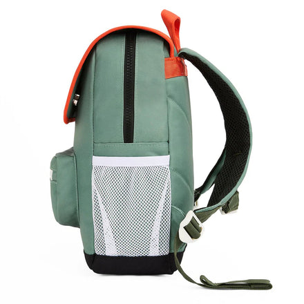 Hello Hossy rugzak Mini Forest 2-5Y, zijkant met buitenvak voor drinkfles