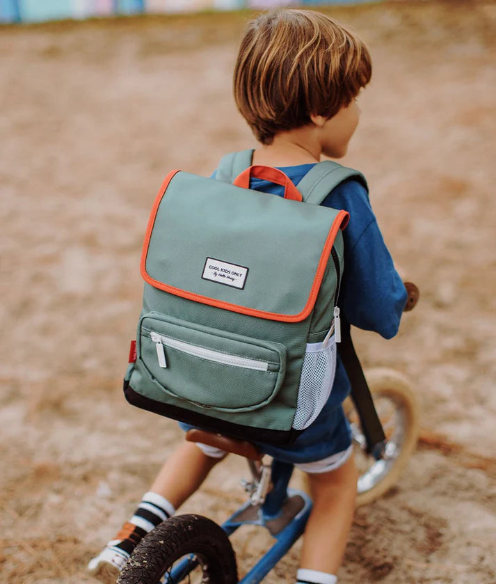 Hello Hossy rugzak Mini Forest 2-5Y, plaats voor A4-schriften en brooddoos
