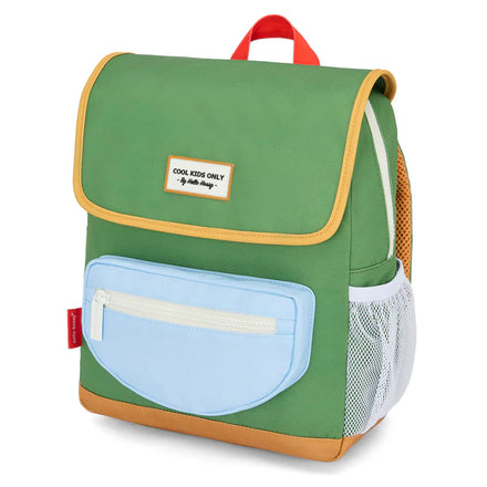 Hello Hossy Rugzak Mini Green Lake 2-5Y kleuterrugzak - schuin zijaanzicht