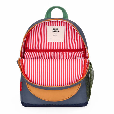Hello Hossy rugzak Mini Marine voorvak met ritssluiting