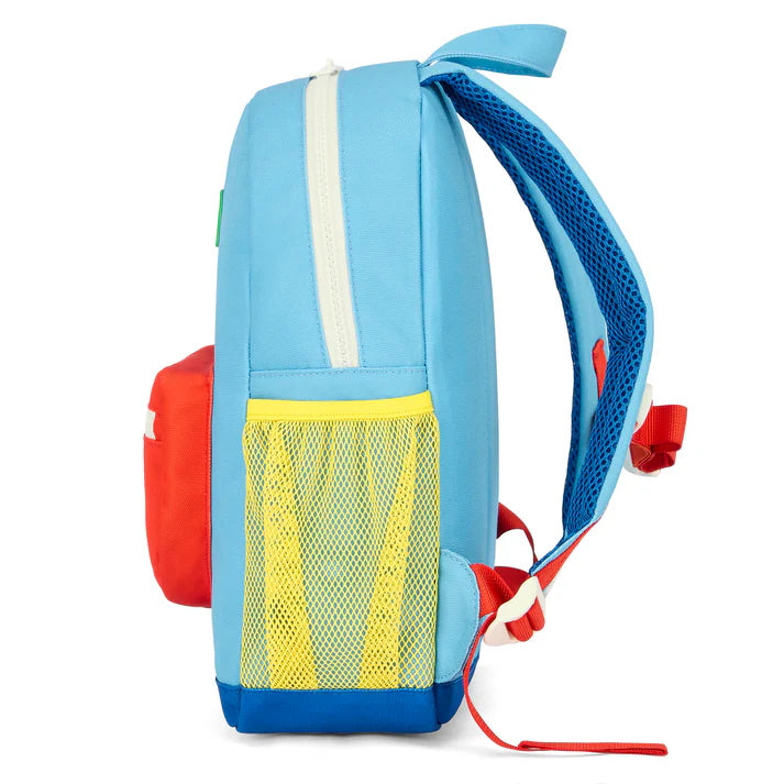 Hello Hossy Rugzak Mini Sky Pop +6Y kinderrugzak - achterzijde met rugpaneel