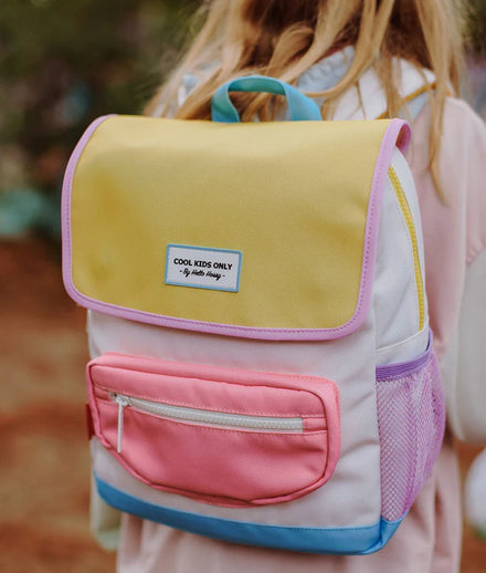 Hello Hossy rugzak Mini Sugar 2-5Y, plaats voor A4-schriften en brooddoos