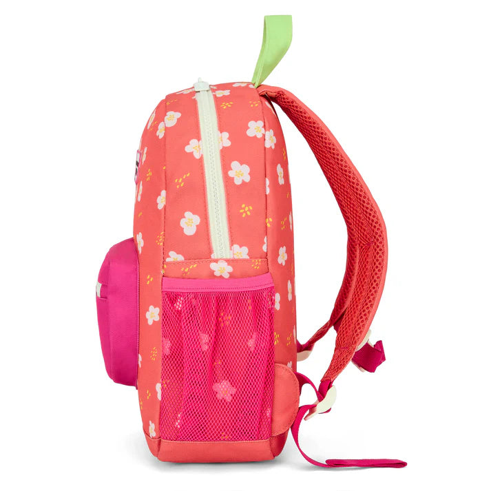 Hello Hossy Rugzak Peachy Bloom +6Y kinderrugzak - achterzijde met rugpaneel