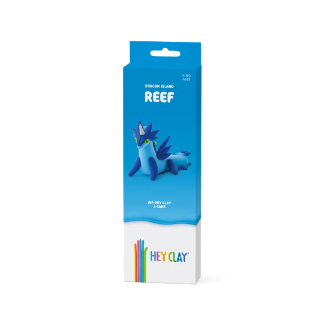HeyClay Boetseerklei | Dragon Island Reef (3 potjes)