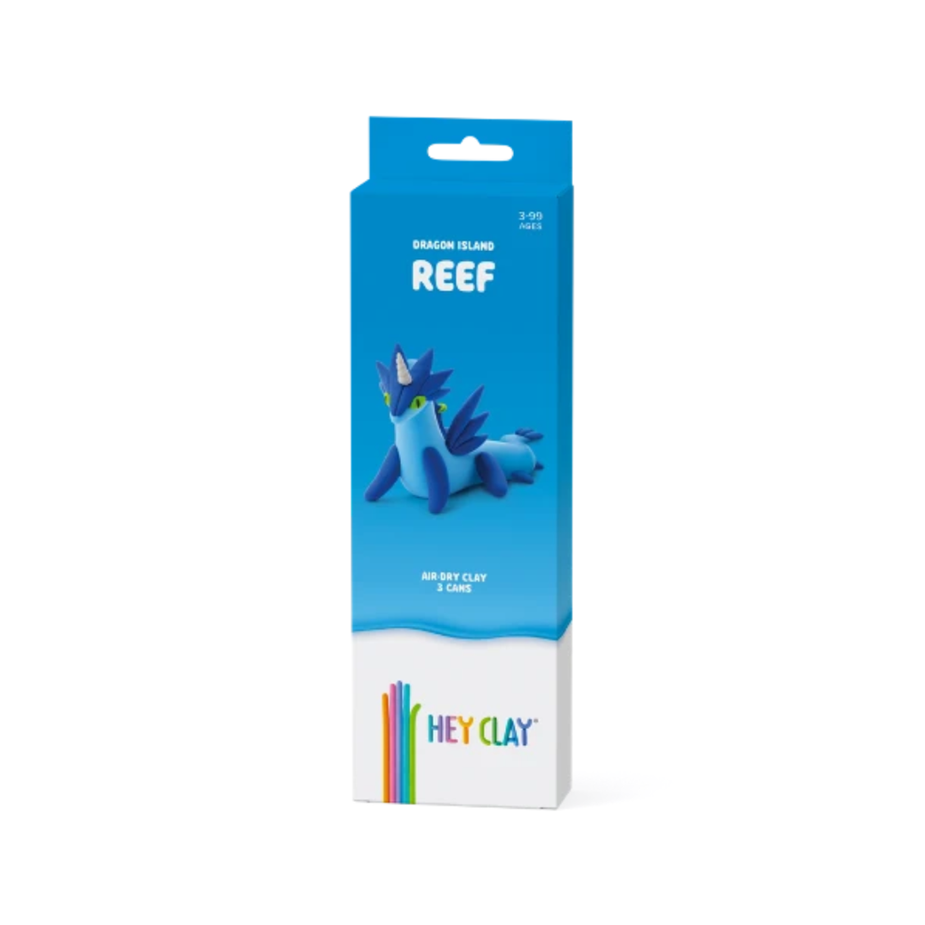 HeyClay Boetseerklei | Dragon Island Reef (3 potjes)