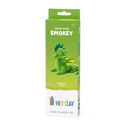 HeyClay Boetseerklei | Dragon Island Smokey (3 potjes)