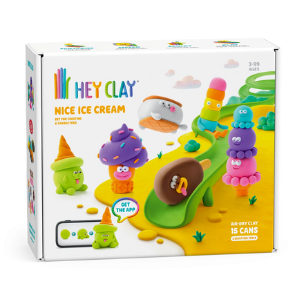 HeyClay Boetseerklei | Nice Ice Cream (15 potjes)