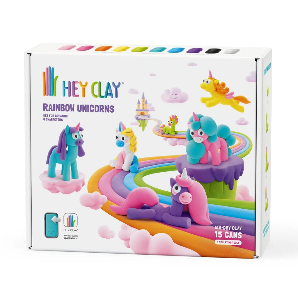 HeyClay Boetseerklei | Unicorns (15 potjes)