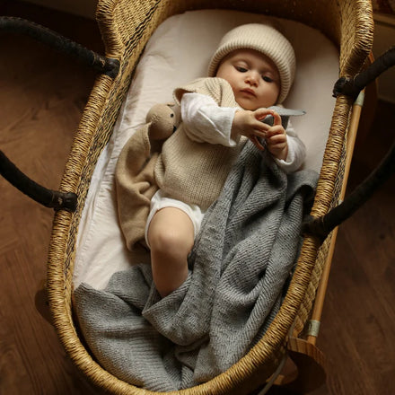 Hvid Deken Dora | Grey Melange