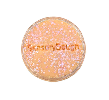 SensoryFun Klei Sensory Dough | Glitter Oranje