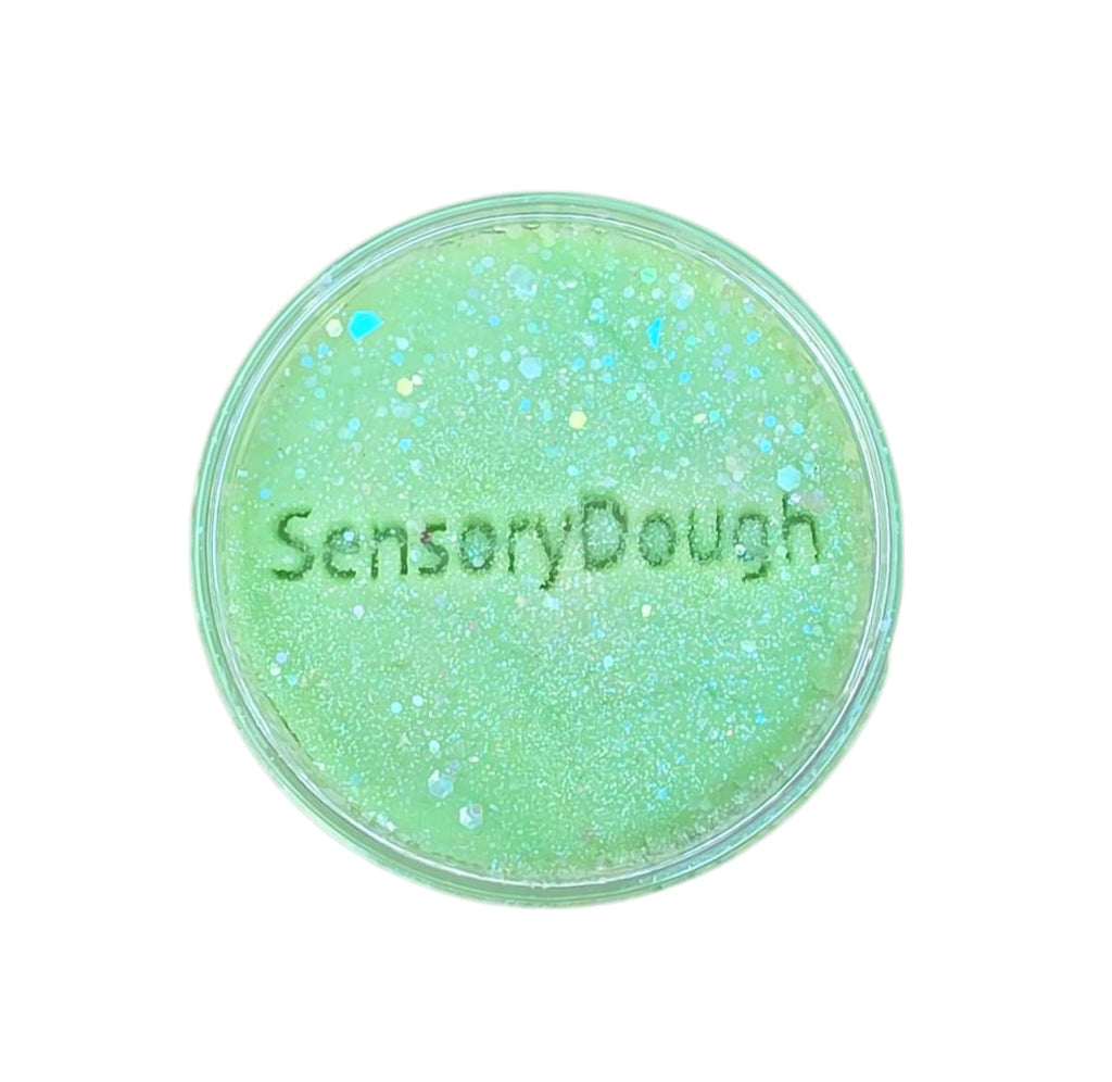 SensoryFun Klei Sensory Dough | Glitter Groen