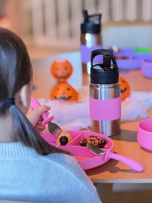 Tress Silicone Lepel en Vork | Bright Green