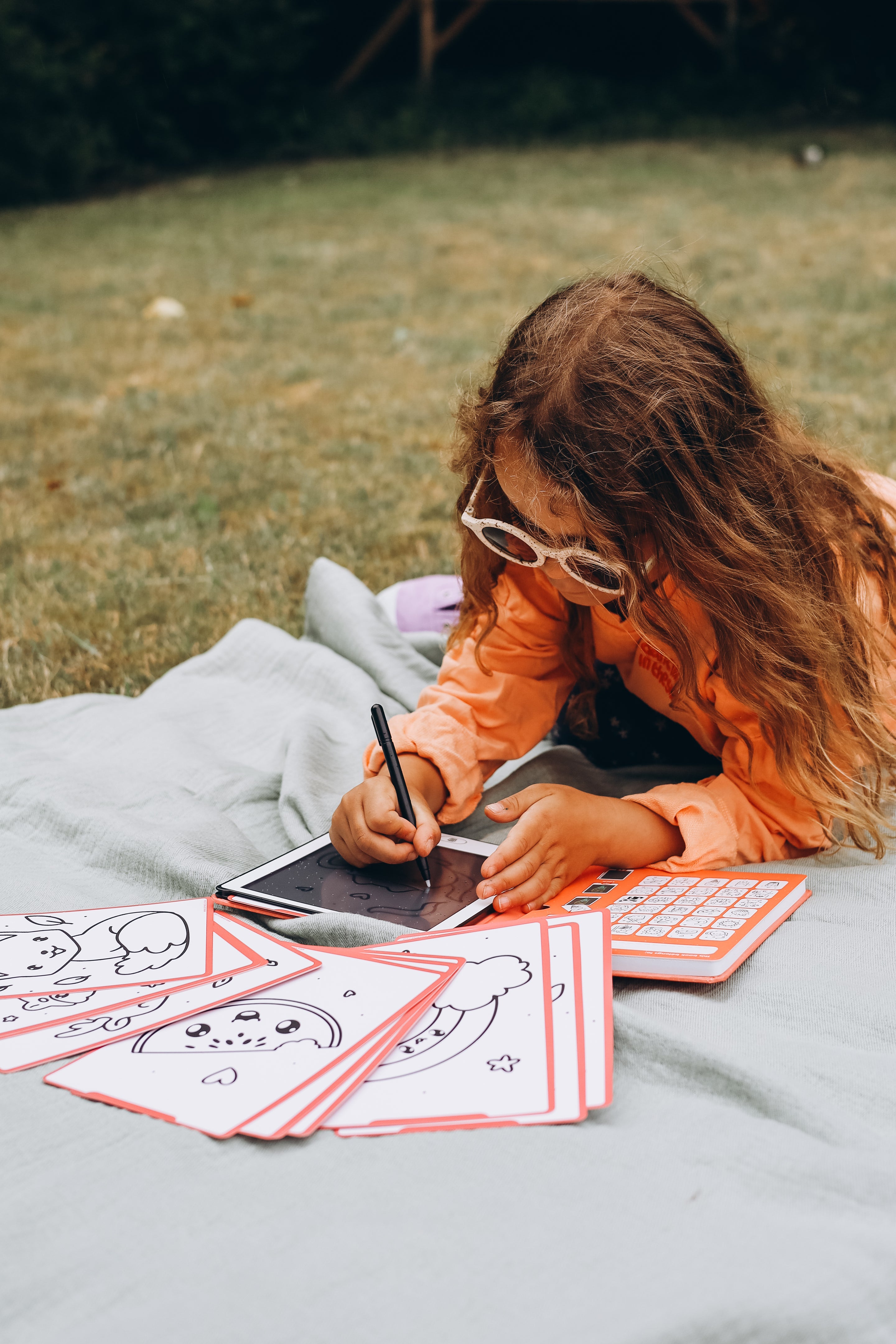 Kidywolf Kidydraw-Mini Tablet 30 Tekeningen | Tekenbord Kawai