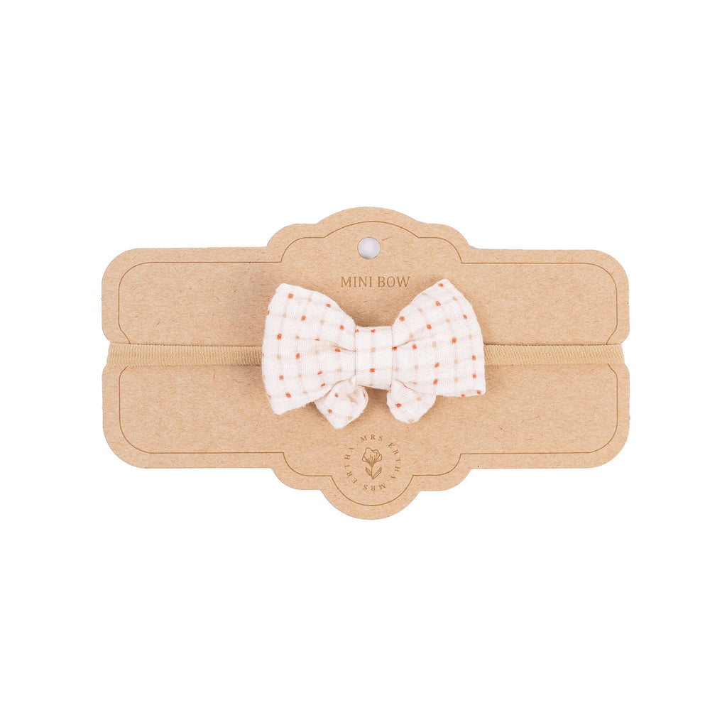 Mrs. Ertha Little Bow Haarband | Organic Squares