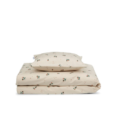Liewood Ingeborg Junior Printed Bedset | Peach / Sea Shell
