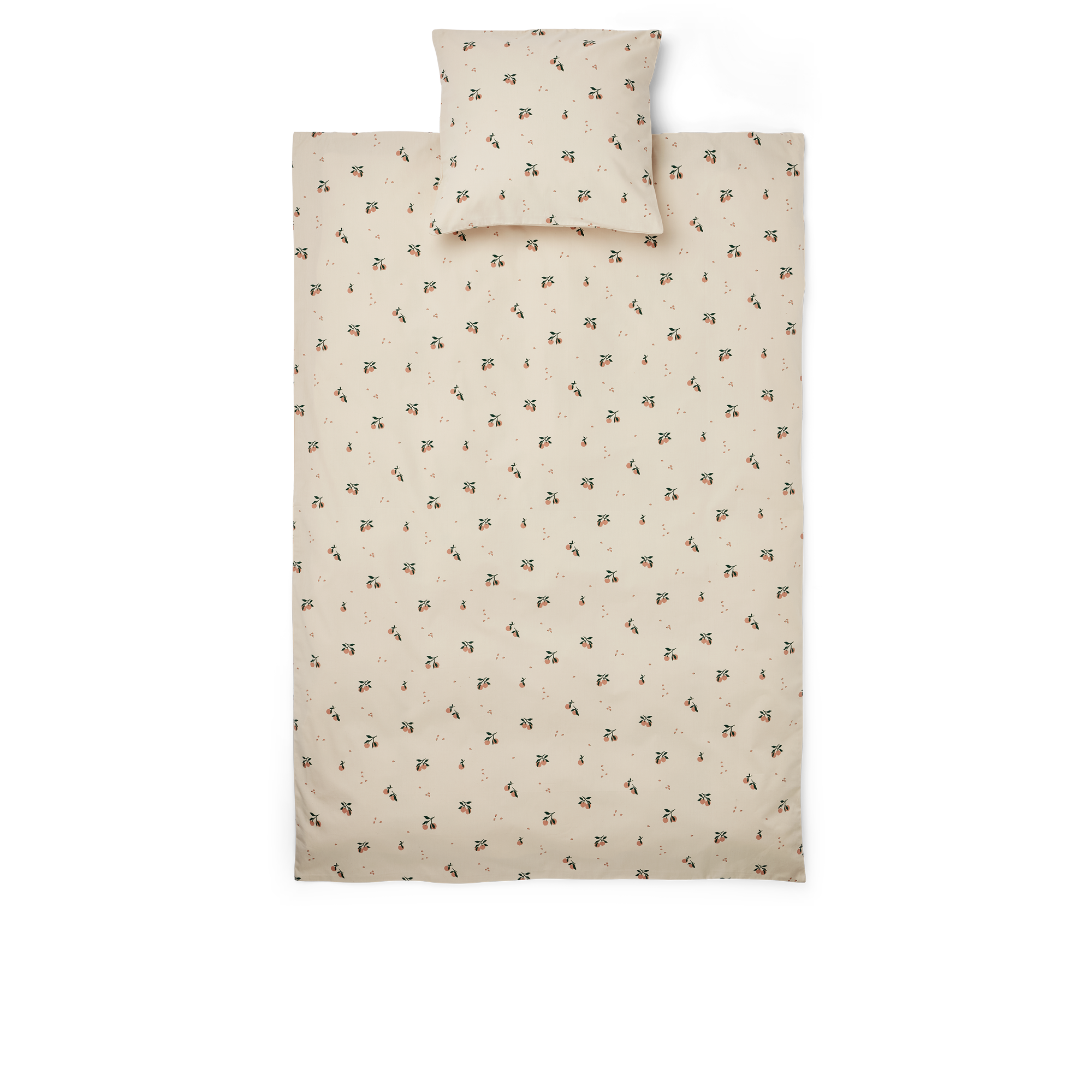Liewood Ingeborg Junior Printed Bedset | Peach / Sea Shell